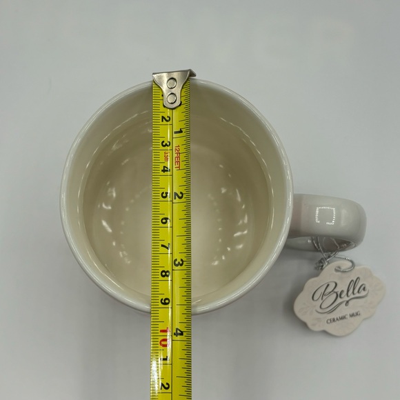 Bella Ceramic Mug Pink With White Cats - Picture 8 of 8